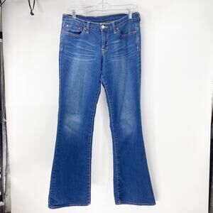 Lucky Brand mid rise flare Y2K bohemian Gypsy hippie retro jeans size 28